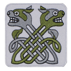 Knoten Sie keltische Ornament Maschine gestickt Patch #2