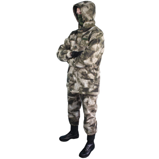 Inverno Gorka 3 Uniforme Tuta mimetica Airsoft Uniforme tattica con cappuccio Camuffamento forestale Abbigliamento da caccia