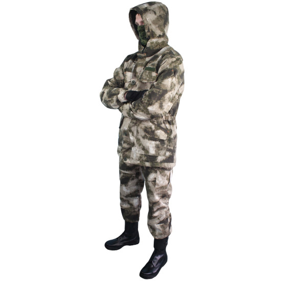 Winter Gorka 3 Uniform Airsoft camo suit Tactical hooded uniform Forest camouflage Hunting wear