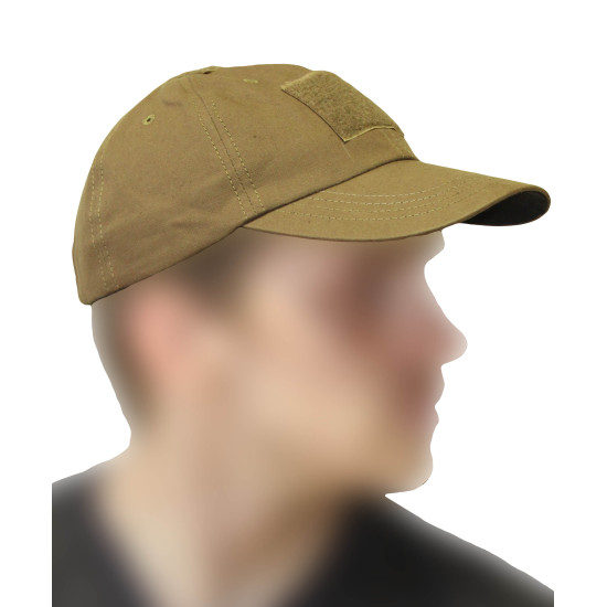 Ripstop táctico caqui sombrero velcro algodón béisbol airsoft gorra