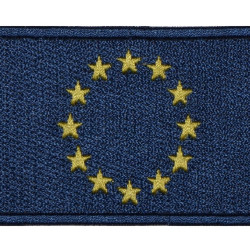 Europe Flag Embroidered Handmade Sew Iron-on Patch 