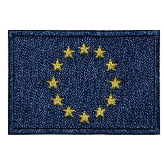 Toppa ricamata bandiera d'Europa