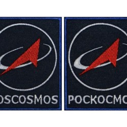Federal Space Agency Sleeve Patch 2PC #2