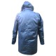 Cappotto invernale giacca blu con cappuccio caldo parka dell'esercito russo