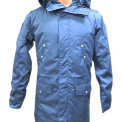 Russian Army parka warm hooded Blue Jacket winter coat