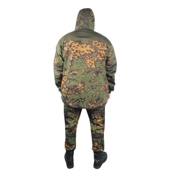 Gorka-5 Frog camo Fleece suit Warm winter Uniform Tactical camouflage wear Airsoft jacket and trousers set