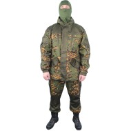 Gorka-5 Frog camo Fleece suit Warm winter Uniform Tactical camouflage wear Airsoft jacket and trousers set