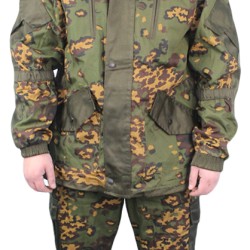 Gorka-5 Frog camo Fleece suit Warm winter Uniform Tactical camouflage wear Airsoft jacket and trousers set