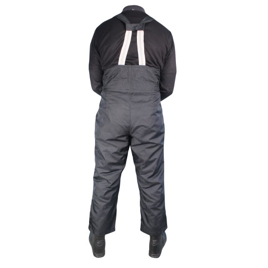 Warm winter Russian military police trousers with suspenders