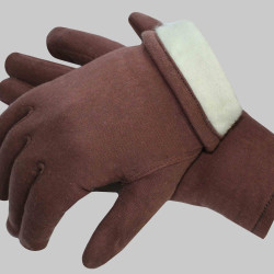 Soviet Combined Arms Officer's cotton gloves with fur USSR Army