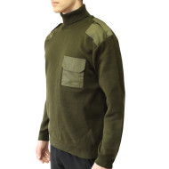 Maglione verde oliva militare caldo da ufficiali delle forze speciali