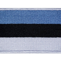 Estonia Flag Embroidered Handmade Country Patch #1