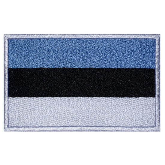 Estonia Flag Embroidered Handmade Country Patch #1