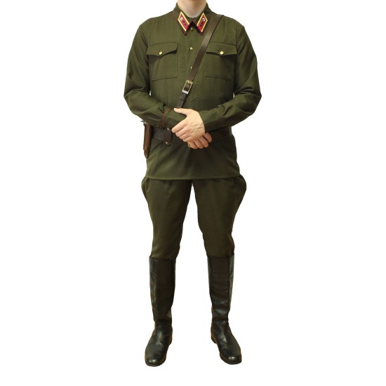 Soviet Army Infantry Lieutenant khaki uniform 