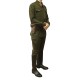 Uniforme de kaki russe de lieutenant d'infanterie de l'armée soviétique