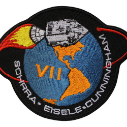 Apollo VII SCHIRRA EISELE CUNNINGHAM Logo Patch per ricamo NASA