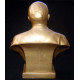 Soviet Golden bust of communist revolutionary Lenin