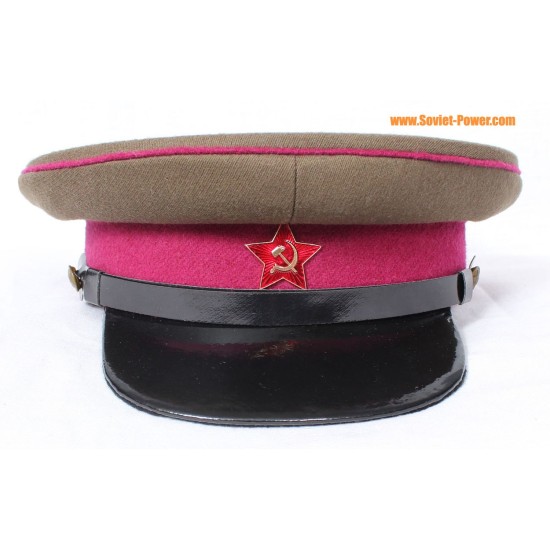 Uniforme de caqui ruso teniente de infantería del ejército soviético
