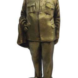 Busto de bronce del revolucionario soviético Vladimir Lenin