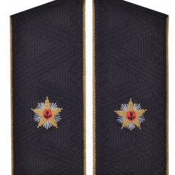 Soviet Naval Counter ADMIRAL tägliche Schulterplatten schwarze Schulterklappen