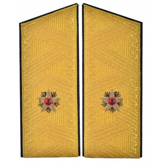 Soviético contra almirante desfile uniforme hombro placas epaulets Soviético contra almirante desfile uniforme hombro placas epaulets