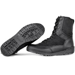 Bottes d'été noires tactiques militaires russes GARSING 132 "Leather Shark"