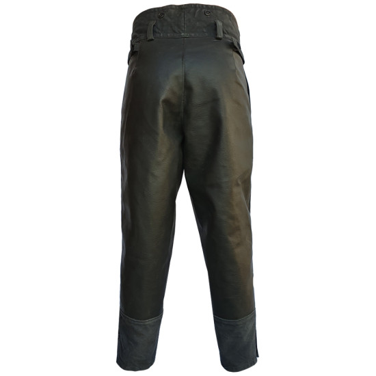 Soviet Union black Leather underwear trousers for Officers