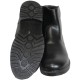 Demi-season Russian Ankle boots for Modern Officers black leather footwear