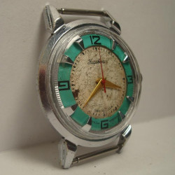 Vintage Soviet Molnija wristwatch "Kirovskie" 17 jewels mechanical watch