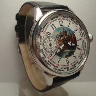 Orologio Molnija "Il castello" Orologio da polso meccanico sovietico dell'URSS