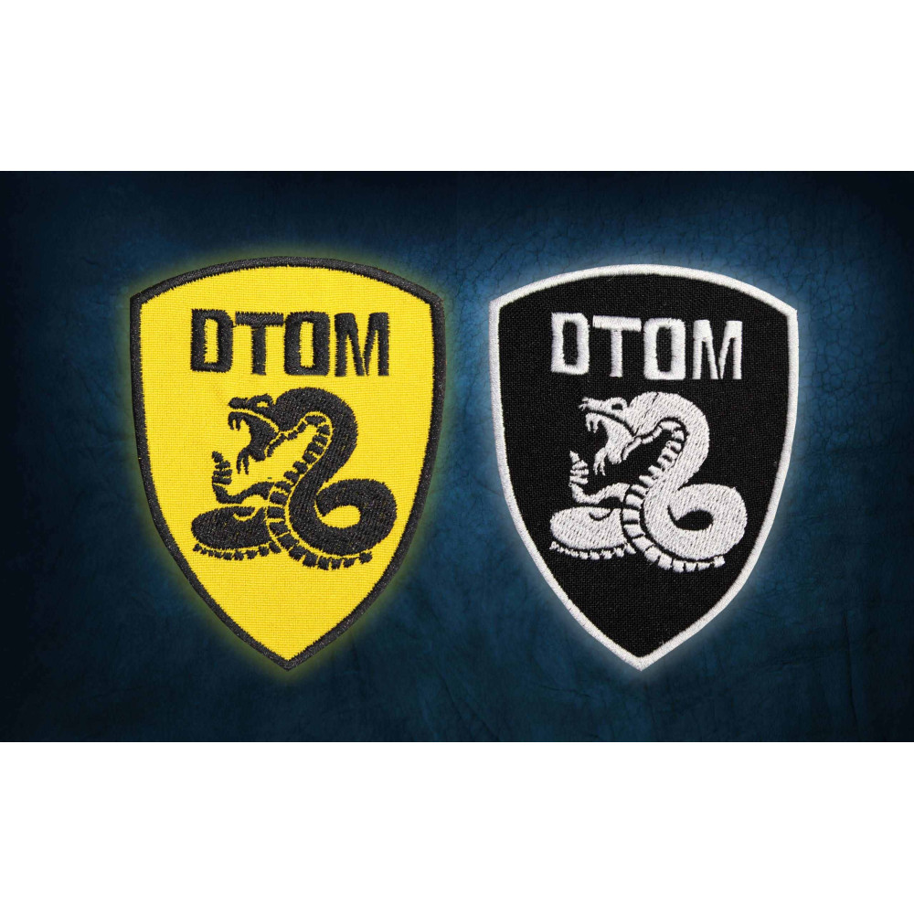 Inconnu GGG Nouveau double Serpent Dont Tread on me tactique militaire Patch Bande armée Moral badge Noir 