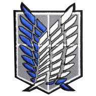 Atack on Titans Logo Bestickter Aufnäher