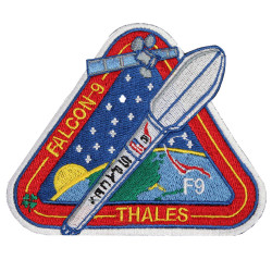 SpaceX US Space Mission Falcon 9 Thales sleeve Sew-on Elon Musk patch