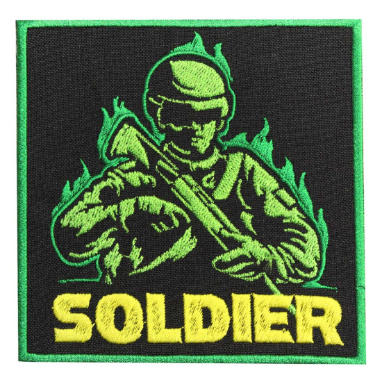 軍の兵士刺繍スリーブ縫製パッチ