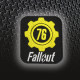 Fallout 76 PC Game gestickter Aufbügel- / Klett-Patch