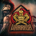 Troyan Warrior Emblem gestickt Aufbügeln / Klettverschluss
