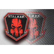 S.T.A.L.K.E.R. Cráneo de radiación con máscara de respirador parche cosido