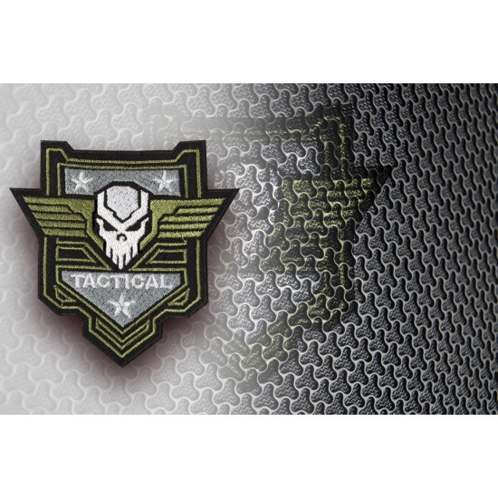 特殊部隊の頭蓋骨の戦術的なAirsoftゲーム軍事パッチ