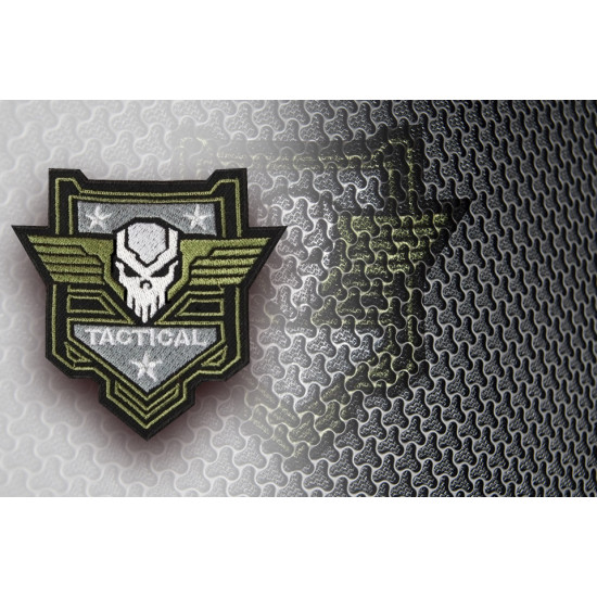 Patch militare del gioco tattico Airsoft del cranio delle forze speciali