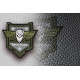 特殊部隊の頭蓋骨の戦術的なAirsoftゲーム軍事パッチ