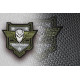 Patch militaire de jeu d'airsoft tactique de crâne de forces spéciales