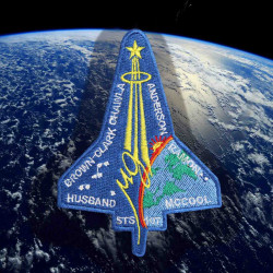 Space Shuttle Columbia STS-107 Stickerei Aufgenähtes Space Nasa Patch
