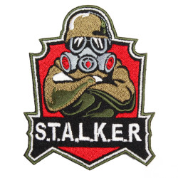 S.T.A.L.K.E.R. Parche Cosplay de manga cosida con bordado de soldado