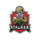 S.T.A.L.K.E.R. Parche Cosplay de manga cosida con bordado de soldado
