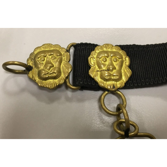 Soviet Union Navy "Sad Lions" belt with dagger hanger of the RKKF USSR VMF