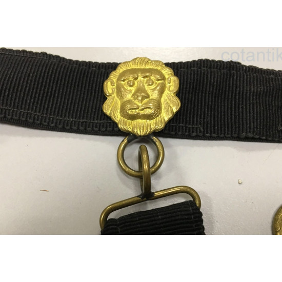 Ceinture "Sad Lions" de la marine de l'Union soviétique avec cintre de poignard du RKKF USSR VMF