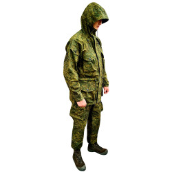 Fuerzas especiales del ejército ruso Sumrak (Crepúsculo) Uniforme militar de camuflaje verde