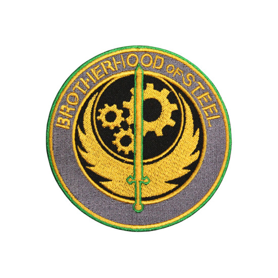 Fallout: Brotherhood of Steel embroidered Iron-on / Velcro patch