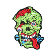 Halloween Monster Haunted House Embroidery Velcro / Iron-on Patch