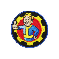 Toppa termoadesiva / velcro ricamata con emblema Goty di Fallout 4